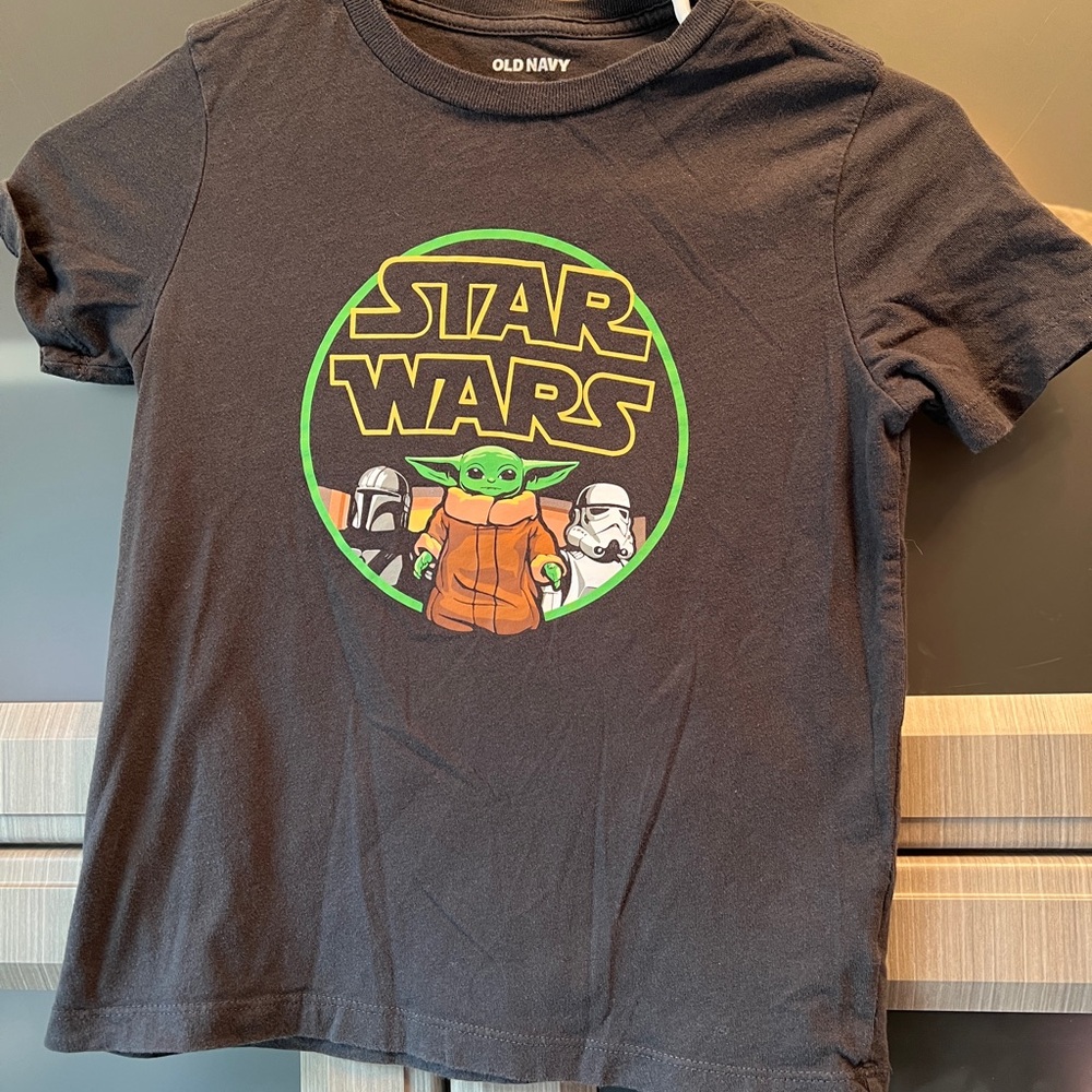 Old Navy Kids Star Wars Tee - Black and Green